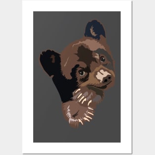 Cute baby bear Posters and Art